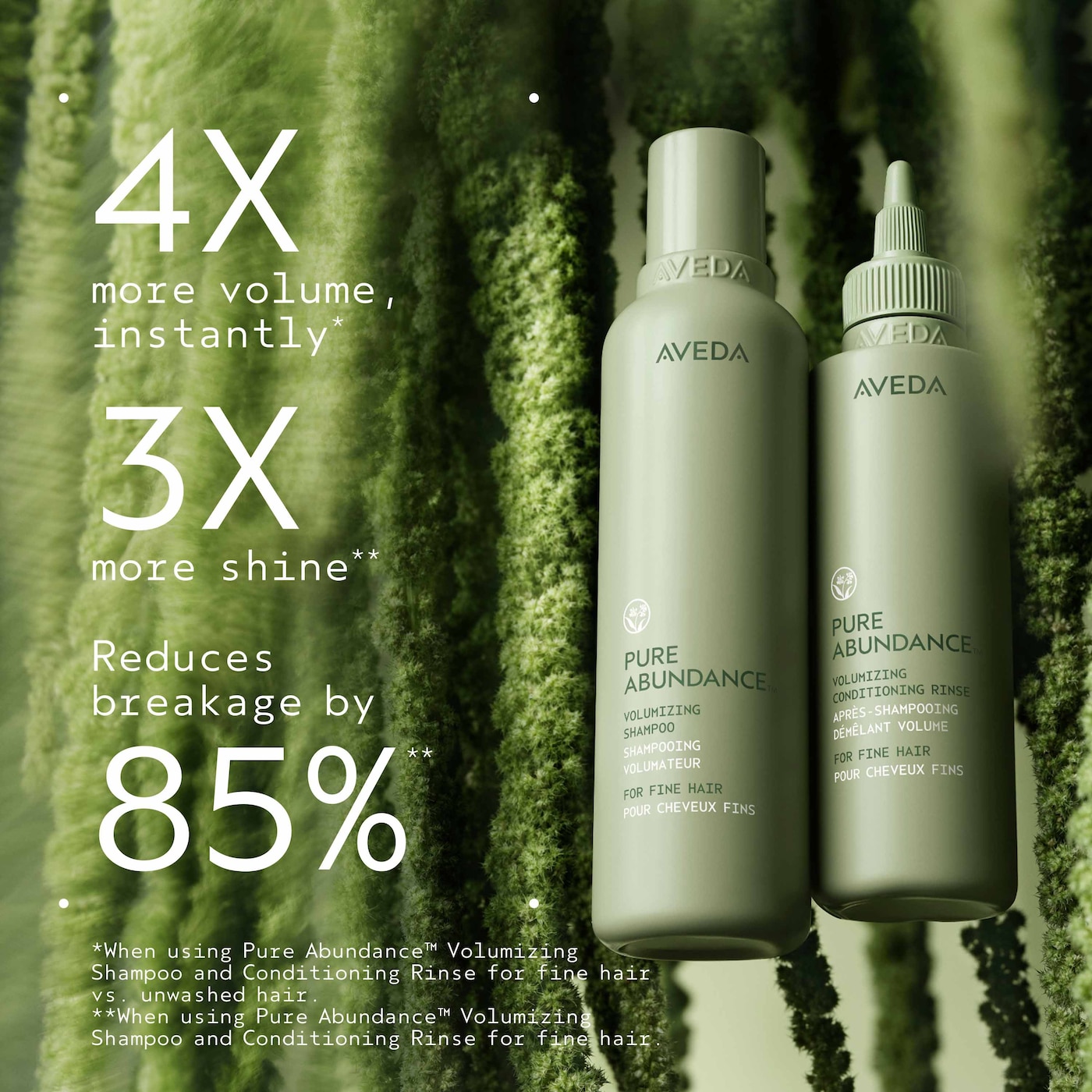 pure abundance™ volumizing conditioning rinse, 5 fl oz/150 ml