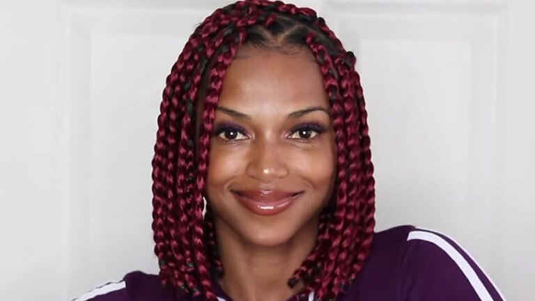 Click on video demonstrate about Hair styling - statement box braids