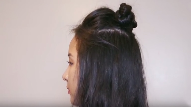 Click on video demonstrate about Hair styling - Easy, summer braid updo