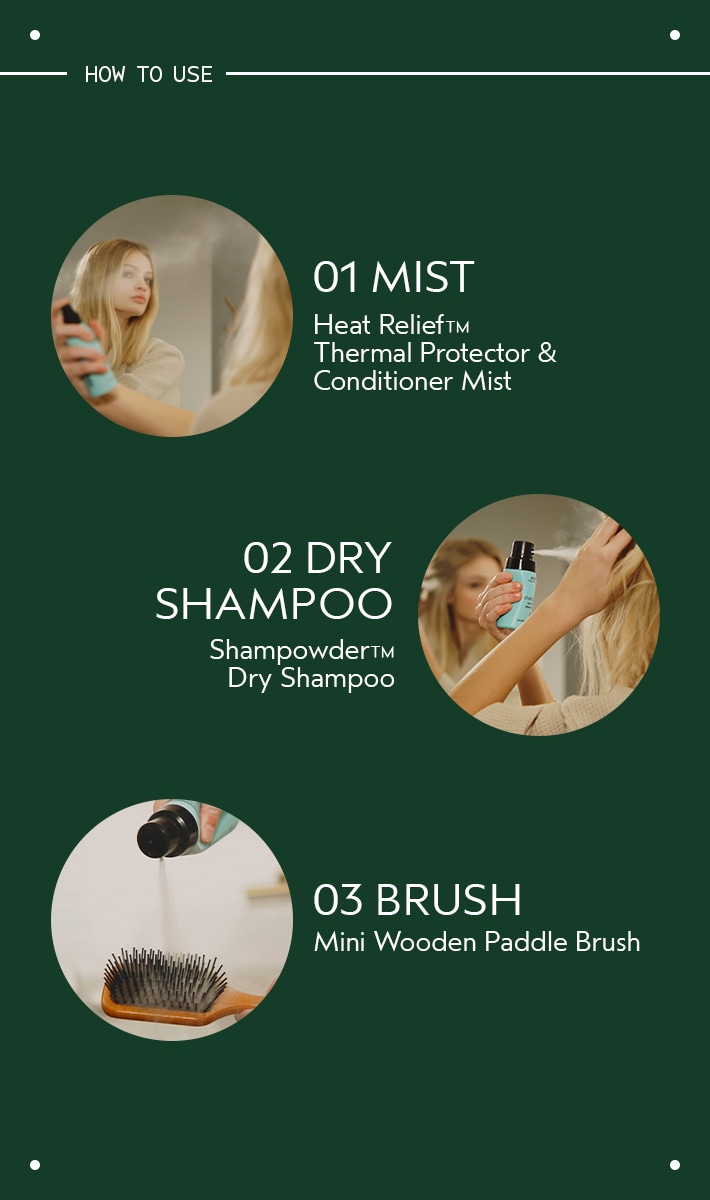 heat relief<span class="trade">™</span> thermal protector & conditioning mist, 3.4 fl oz/100 ml